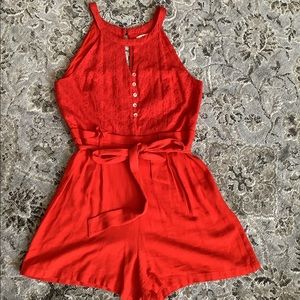 Very nice summer ready romper in RED ❤️❤️❤️